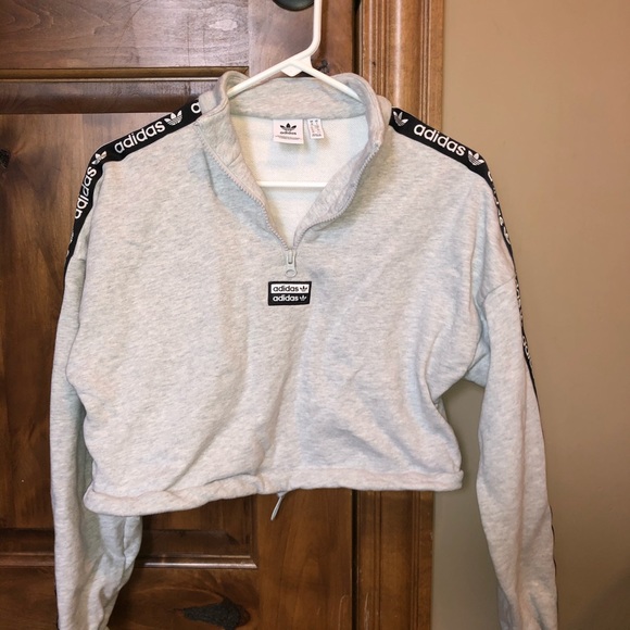 adidas Jackets & Blazers - Cropped Adidas Half Zip